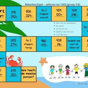 Rekenen tot 1000 – bordspel (groep 5/6)
